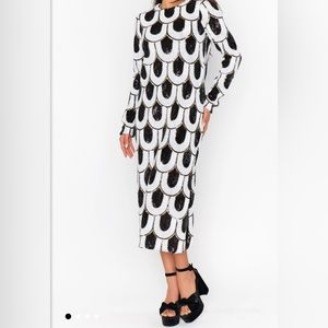 Show Me Your Mumu Art Deco Midi Dress